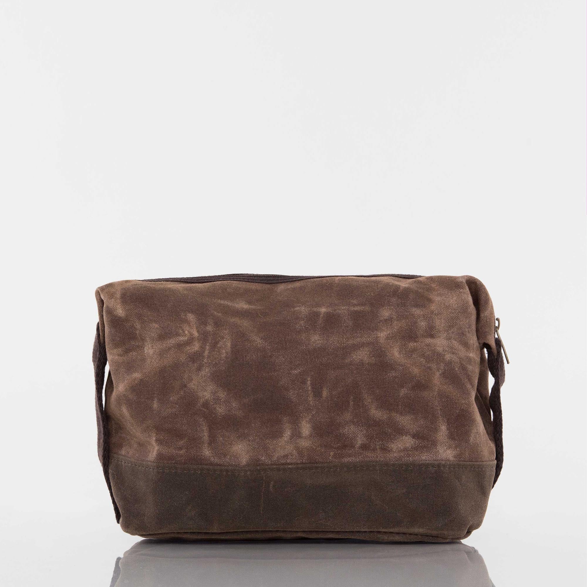 Lucky Lemon Waxed Dopp Kit