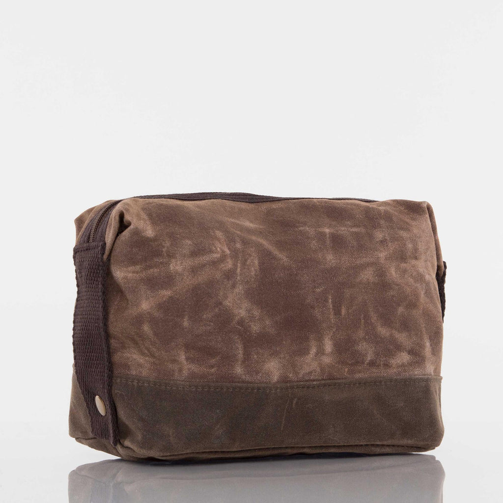 Lucky Lemon Waxed Dopp Kit