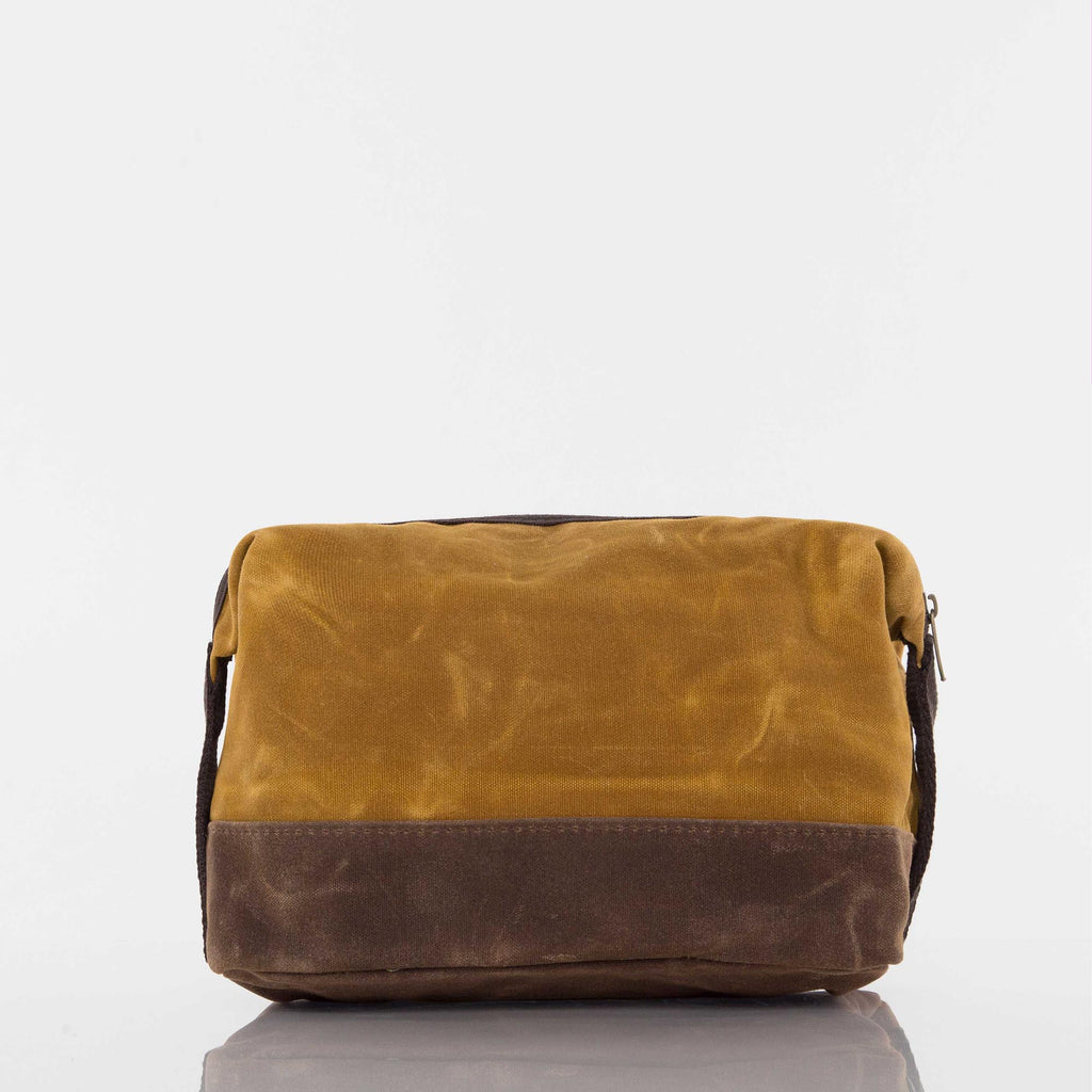 Lucky Lemon Waxed Dopp Kit