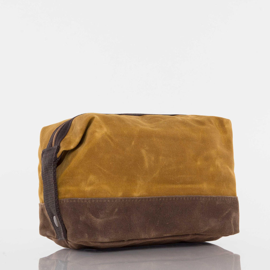 Lucky Lemon Waxed Dopp Kit