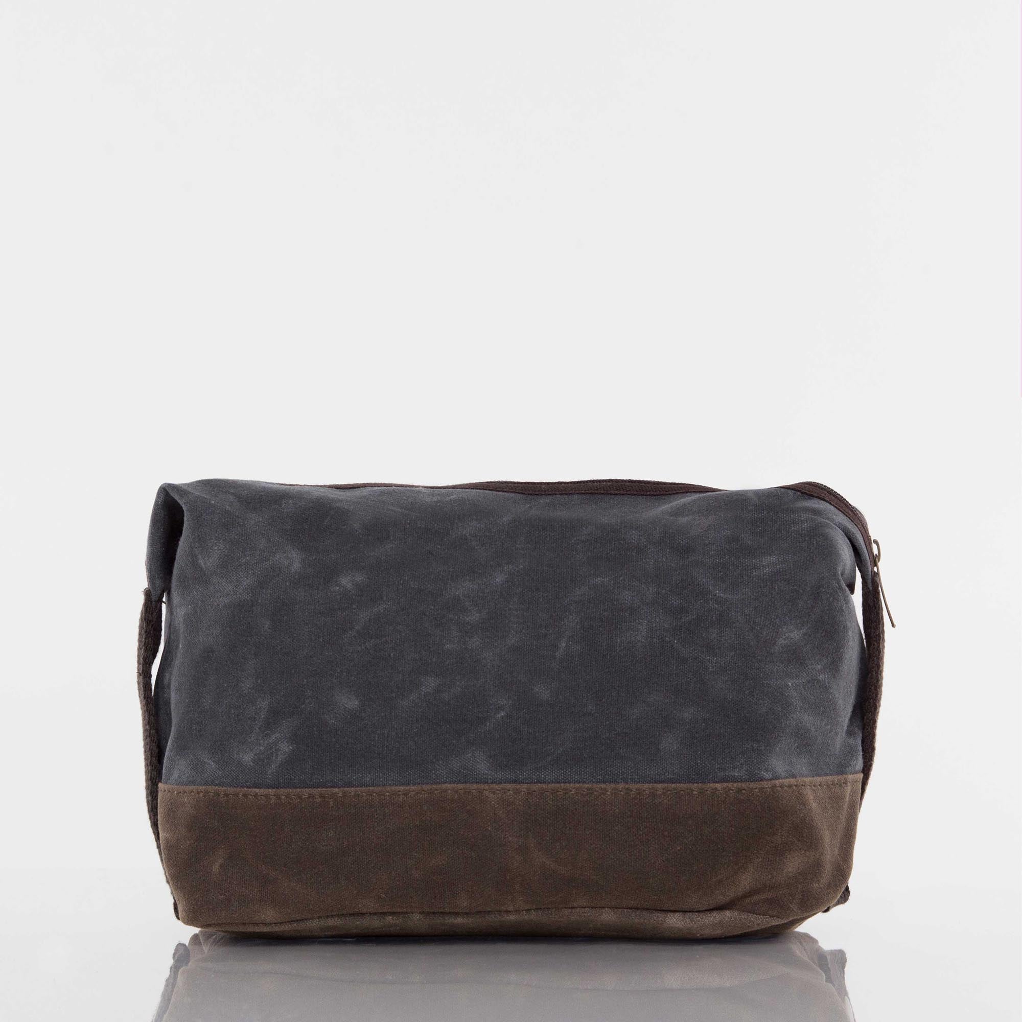 Lucky Lemon Waxed Dopp Kit