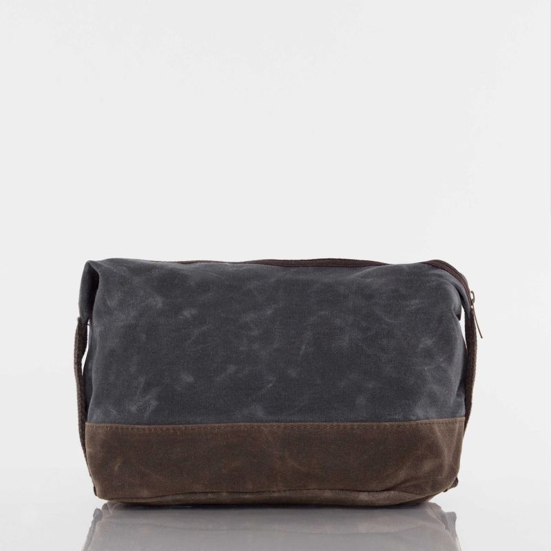 Lucky Lemon Waxed Dopp Kit