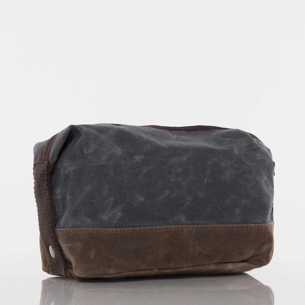 Lucky Lemon Waxed Dopp Kit