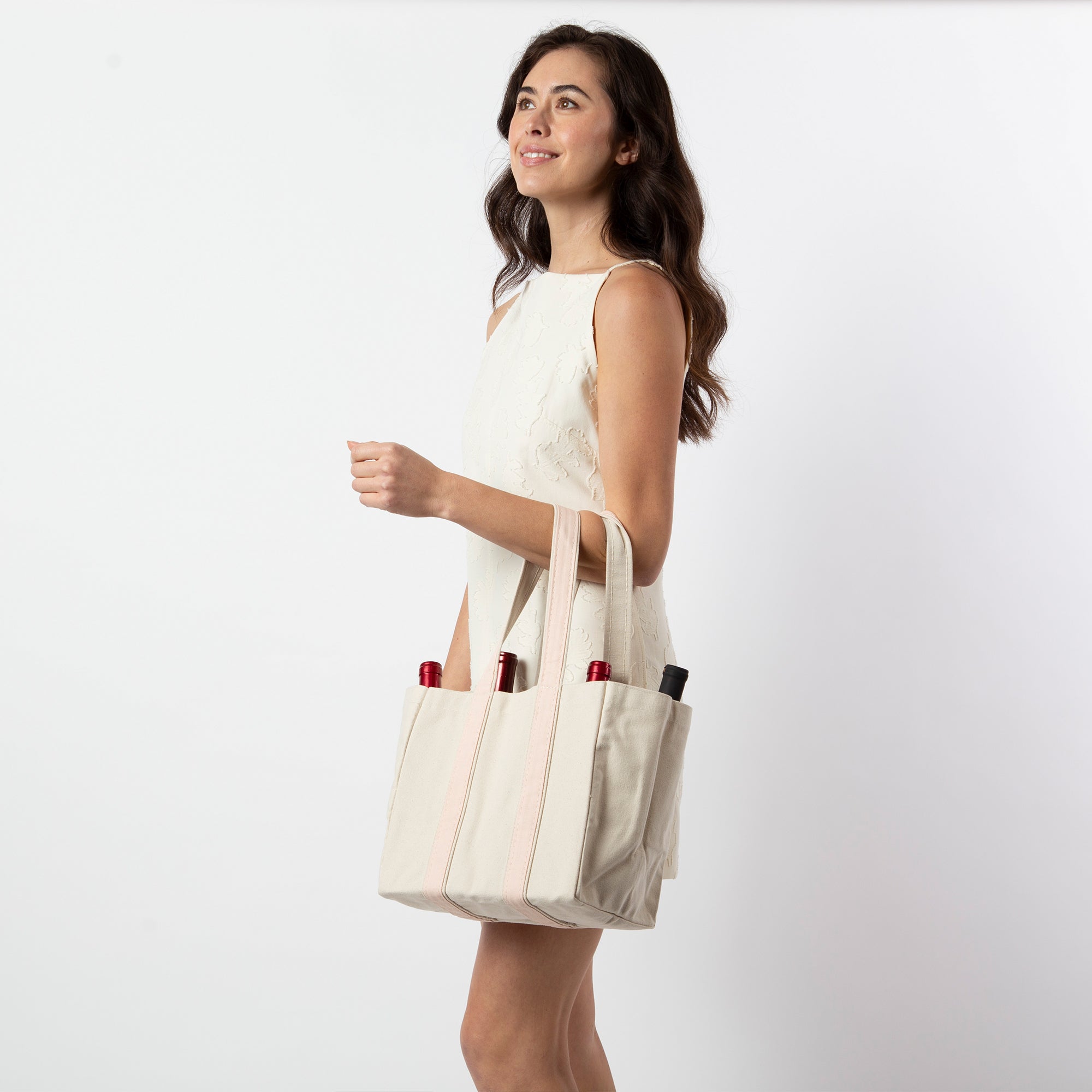 Lucky Lemon Four Bottle Wine Carrier
