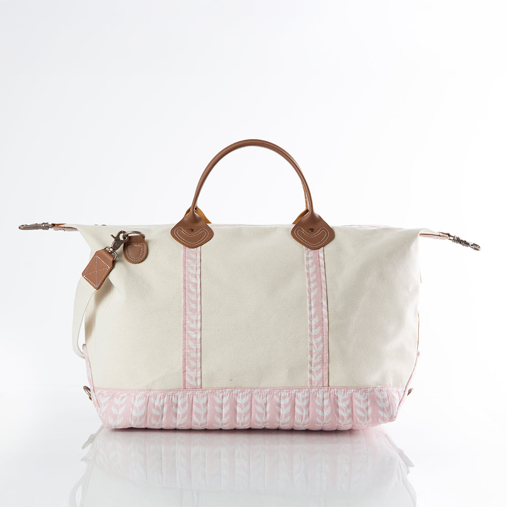 Lucky Lemon Block Print Weekender
