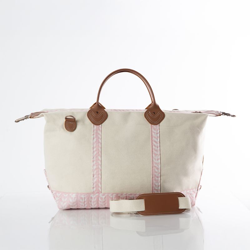 Lucky Lemon Block Print Weekender