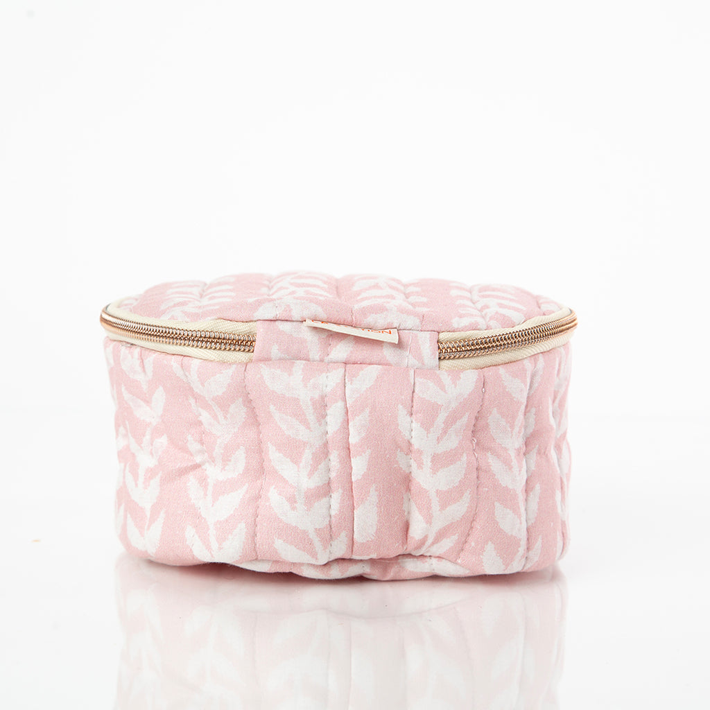 Lucky Lemon Block Print Circle Case