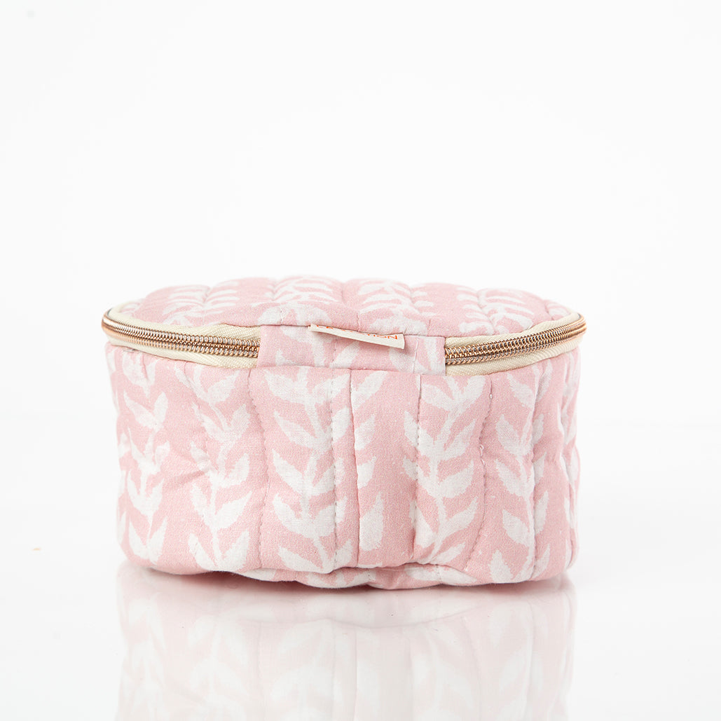 Lucky Lemon Block Print Circle Case