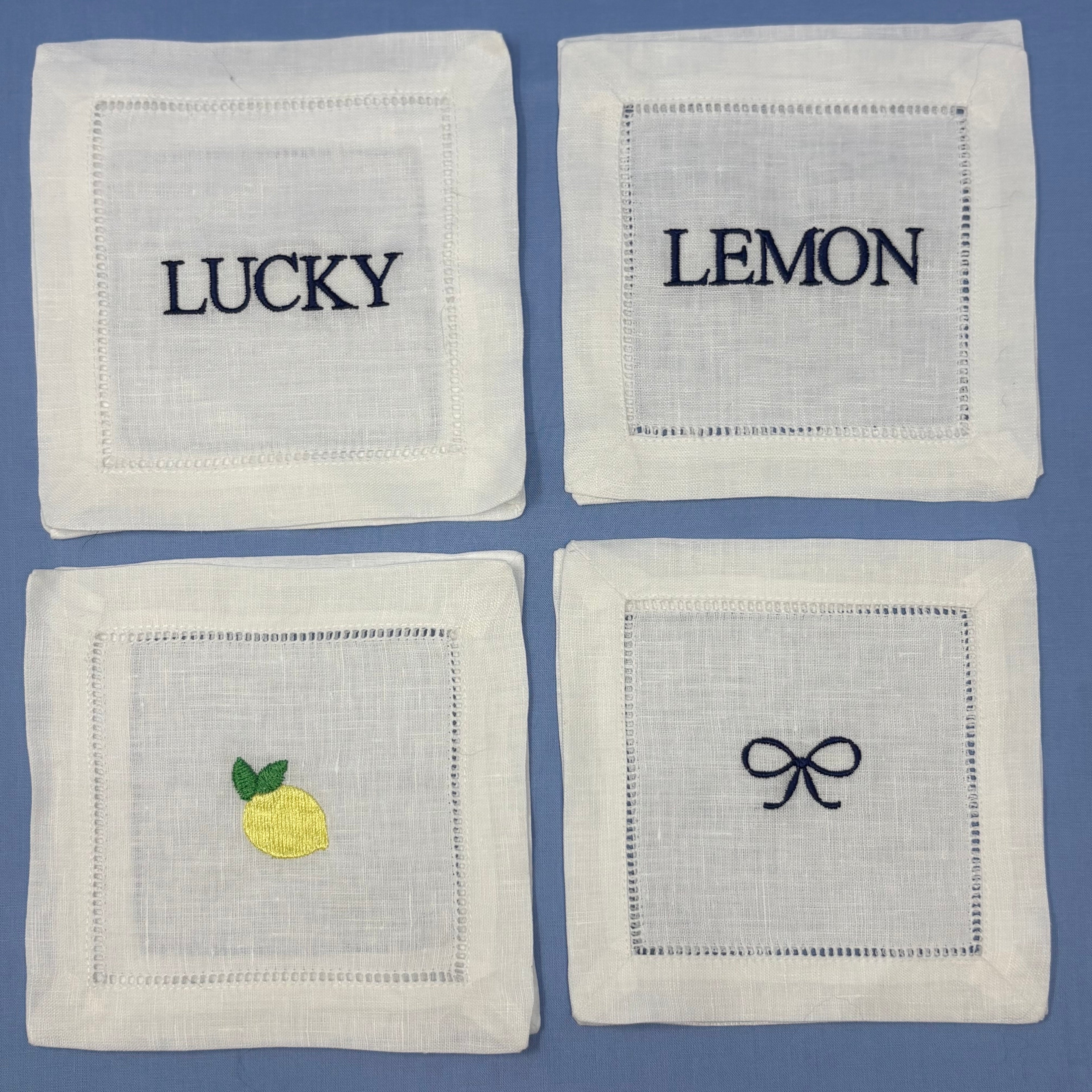Lucky Lemon Cocktail Napkin