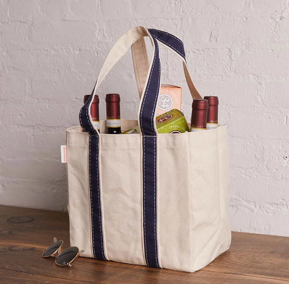 Lucky Lemon Four Bottle Wine Carrier